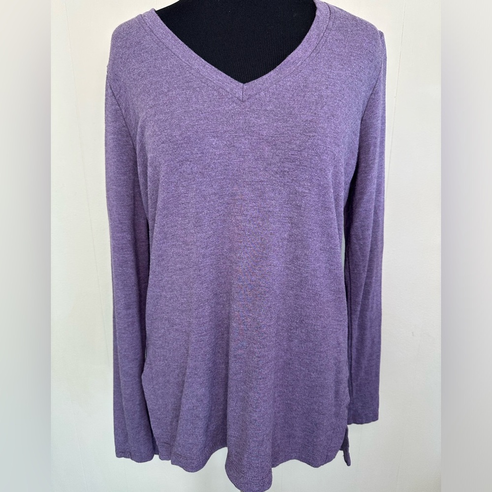Loft Outlet Lounge Sweatshirt, Purple, Size XS